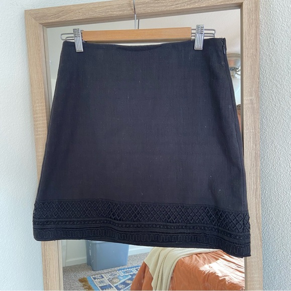 Loft Black Shift mini skirt - Picture 1 of 3